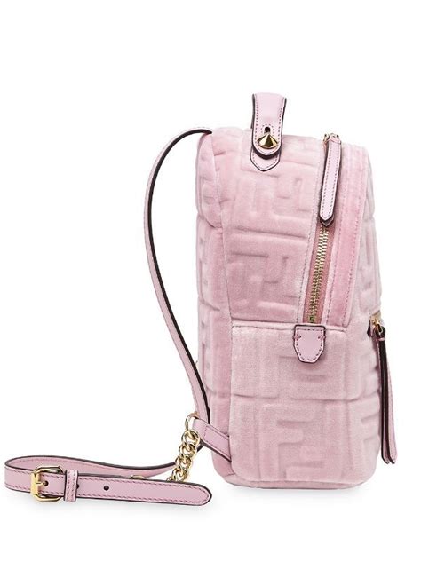 fendi backpack pink|fendi backpack farfetch.